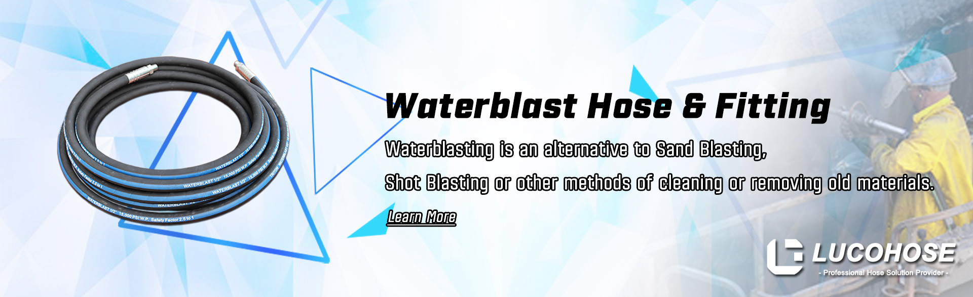 Rubber Waterblast Hose - High Pressure